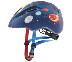 Prilba UVEX kid 2 cc dark blue rocket mat