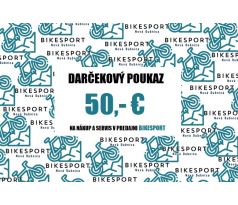 Darčeková poukážka 50 EUR