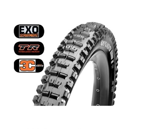 Plášť MAXXIS Minion DHR II 27.5x2.40 WT kevlar EXO TR 3C Maxx Terra